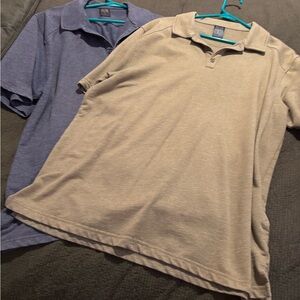 Classic Polo Shirt Duo - Navy and Beige